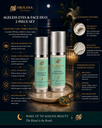 Frolana Natural Ageless Eyes & Face Duo visible benefits for smoother-looking skin and brighter-looking eyes
