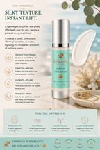Frolana Natural Peptide Lift Serum texture and visible firming benefits for mature skin