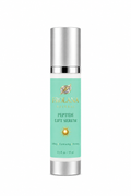 Frolana Natural Peptide Lift Serum, 0.5 fl. oz., with Pearl Aqua label and silver airless pump