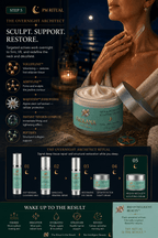Frolana Natural Neck & Décolleté Sculpting Cream in the Frolana evening skincare ritual