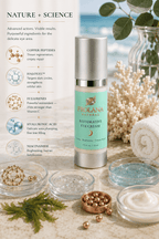 Restorative Eye Cream with Copper Peptides, Haloxyl, Fullerenes, and brightening antioxidants