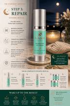 Restorative Eye Cream as the targeted eye-care step in the Frolana evening skincare ritual