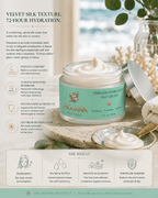 Velvet-silk texture of Frolana Timeless Hydration Day Cream